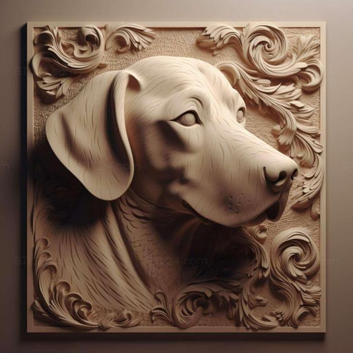 Nature and animals (Howavart dog 4, NATURE_7276) 3D models for cnc